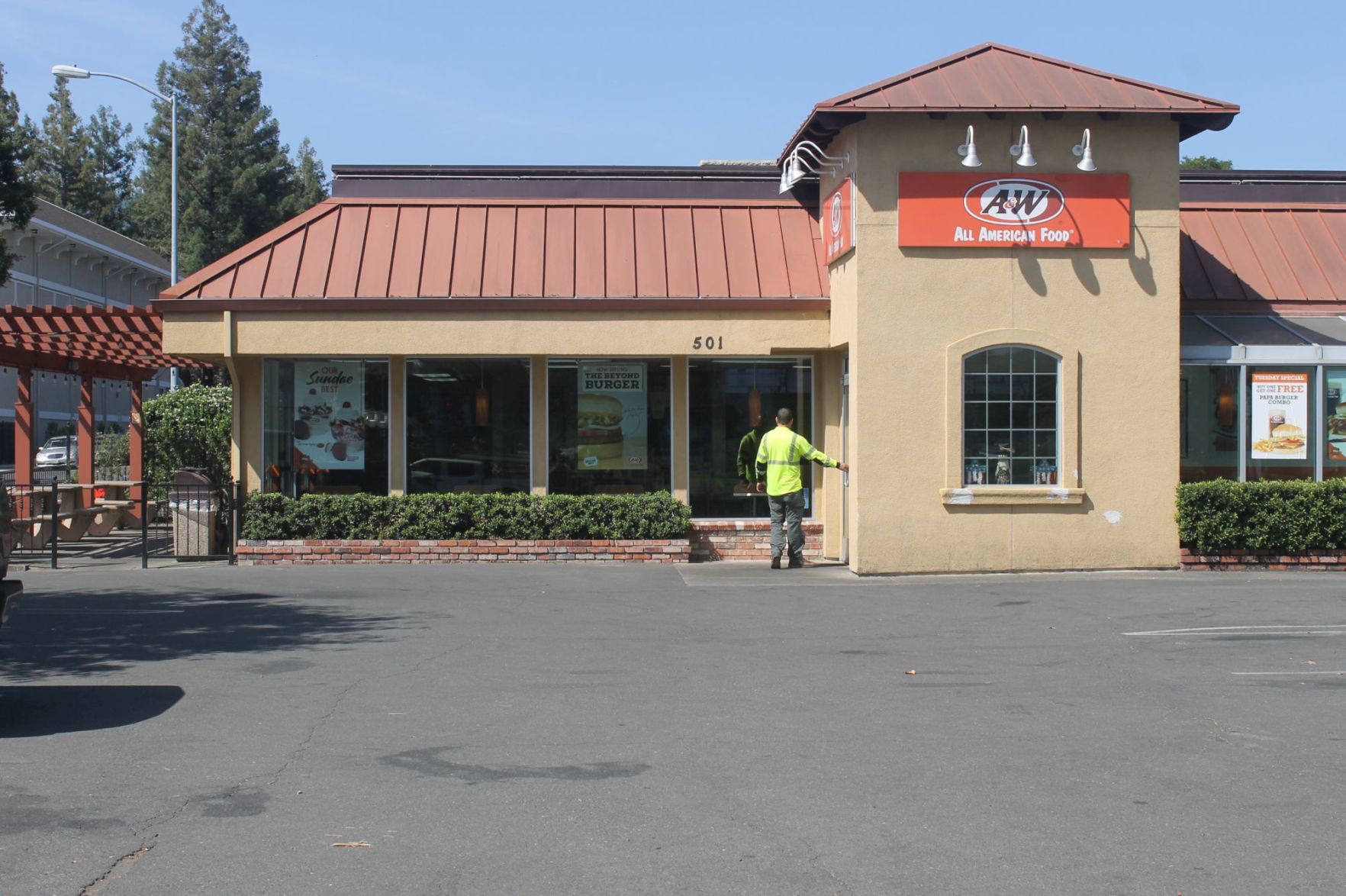 St. Helena's A&W Restaurant today